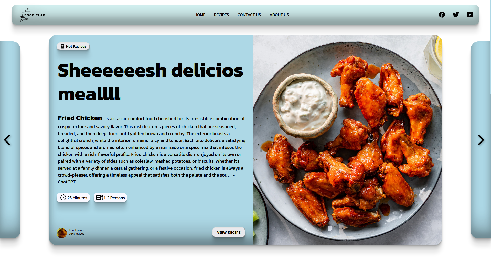 website food-website